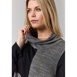 Flora Kjole Sort/Gr�