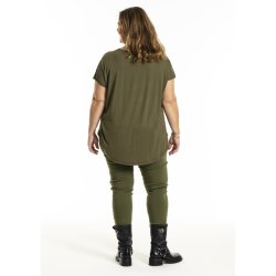Gitte T-Shirt Olive m.print