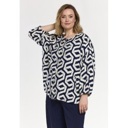 Annbrit Skjorte Bl�/offwhite