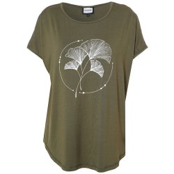 Gitte T-Shirt Olive m.print