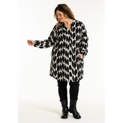Nora Tunika Sort/offwhite