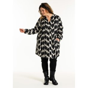 Nora Tunika Sort/offwhite