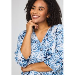 Birgitte Kjole Bl�/hvid