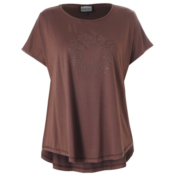 Gitte T-Shirt Brun