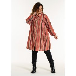 Jannit Skjorte Red Stribe