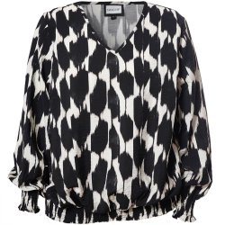 Mirabelle Bluse Sort/Offwhite