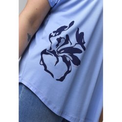 Gitte T-Shirt Lys Bl�