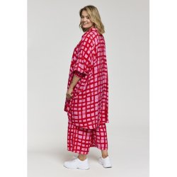 Gerda Oversize Tunika pink/r�d
