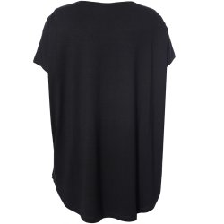 Gitte T-Shirt Sort m.print