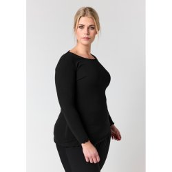 Sandgaard Rib Bluse Sort