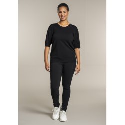 Helsinki Strik Bluse Sort