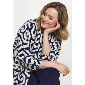 Annbrit Skjorte Bl�/offwhite