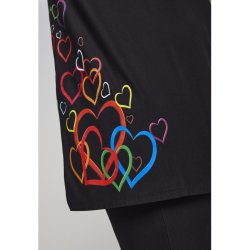 Ditte Tunika Sort Hearts