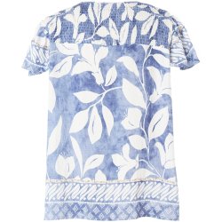 Juliana Bluse Bl�/hvid