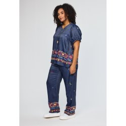 Karline Bluse Denim Bl�