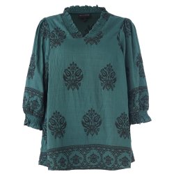 Feodora Bluse Petrol