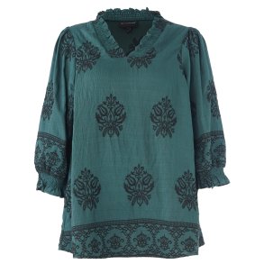 Feodora Bluse Petrol