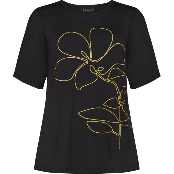 Bella Bluse Sort/Guld