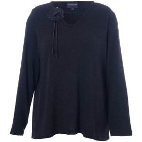 Nalika Strik Bluse Sort