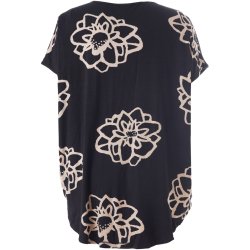 Gitte T-Shirt Sort m.print