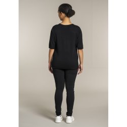 Helsinki Strik Bluse Sort