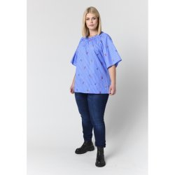 Leni Bluse Bl�/Hvid