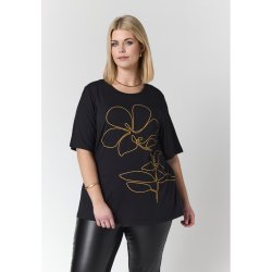 Bella Bluse Sort/Guld