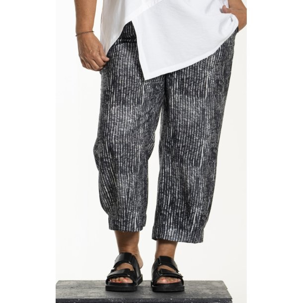 Linna Capri Buks Sort/hvid Wide L66