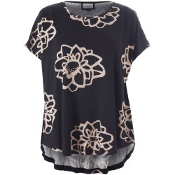 Gitte T-Shirt Sort m.print