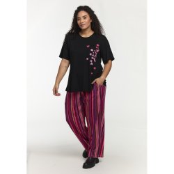 Bella Bluse Sort/pink