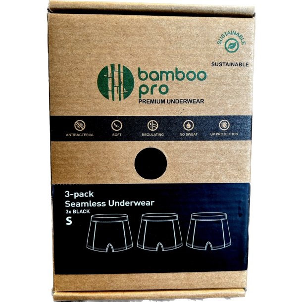 Bambus Trusse m.ben Sort 3-pack