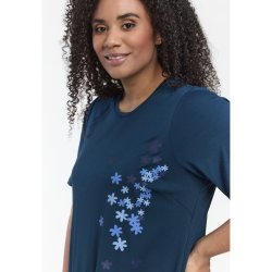 Bella Bluse Petrol/bl