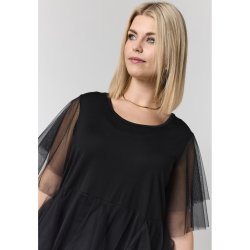 Benedikte Sort mesh Kjole
