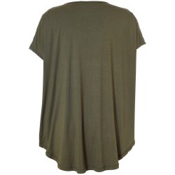 Gitte T-Shirt Olive m.print
