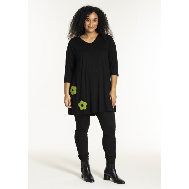 Ditte Tunika Sort/Grn