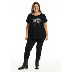Gitte T-Shirt Sort m.print