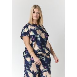 Camilla Bluse Petrol Mix
