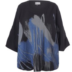 Kleo Oversize Bluse Sort