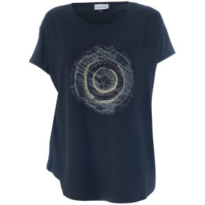 Gitte T-Shirt Sort m.print