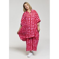 Gerda Oversize Tunika pink/r�d