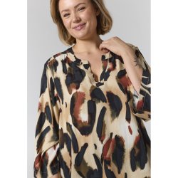 Valde Bluse Sand Print
