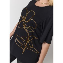 Bella Bluse Sort/Guld