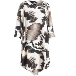 Juline Kjole Hvid/Brun