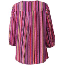 Emmy Bluse Pink Strib