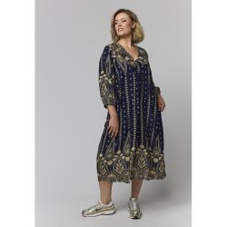 Else Kjole Navy/Sand
