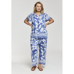 Augusta Buks Bl�/Hvid Wide L65
