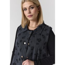 Liora Vest Gr�/sort
