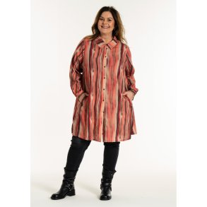 Jannit Skjorte Red Stribe