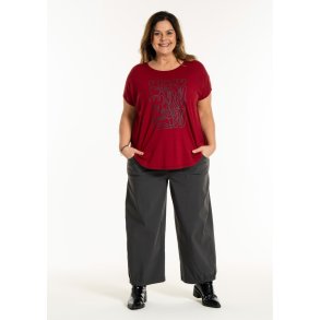 Gitte T-Shirt Rd m.print