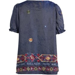 Karline Bluse Denim Bl�